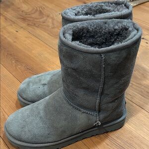 UGG Charcoal Suede Winter Boots